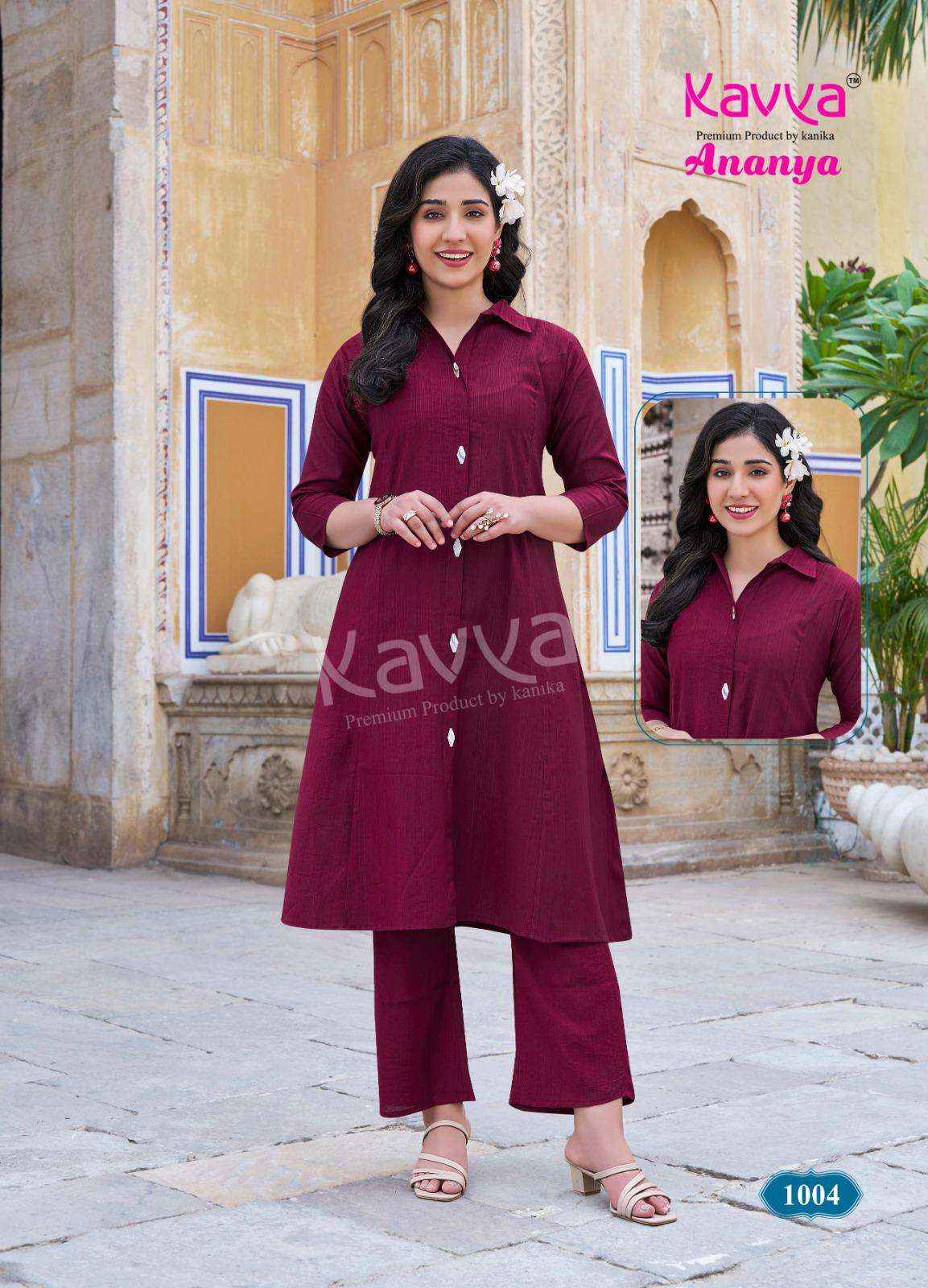 Kaya Ananya Vol 1 Vatican Co Ord Set 10 pcs Catalogue