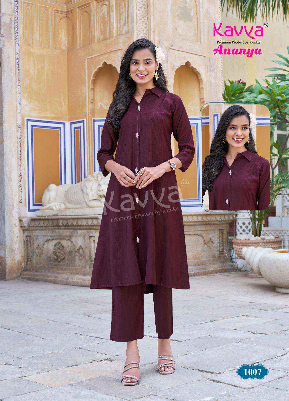 Kaya Ananya Vol 1 Vatican Co Ord Set 10 pcs Catalogue