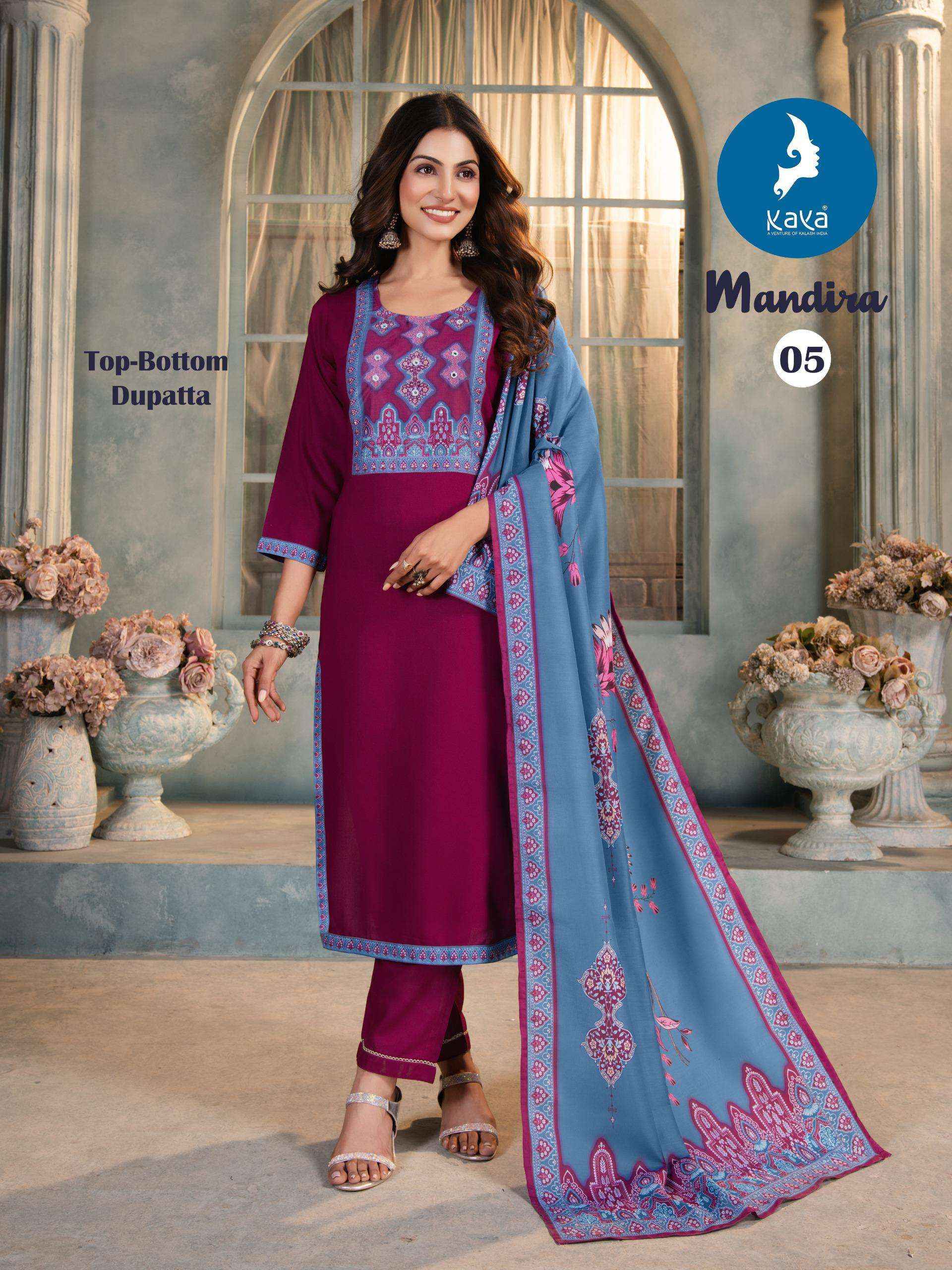 Kaya Mandira Rayon Kurti Combo 6 pcs Catalogue