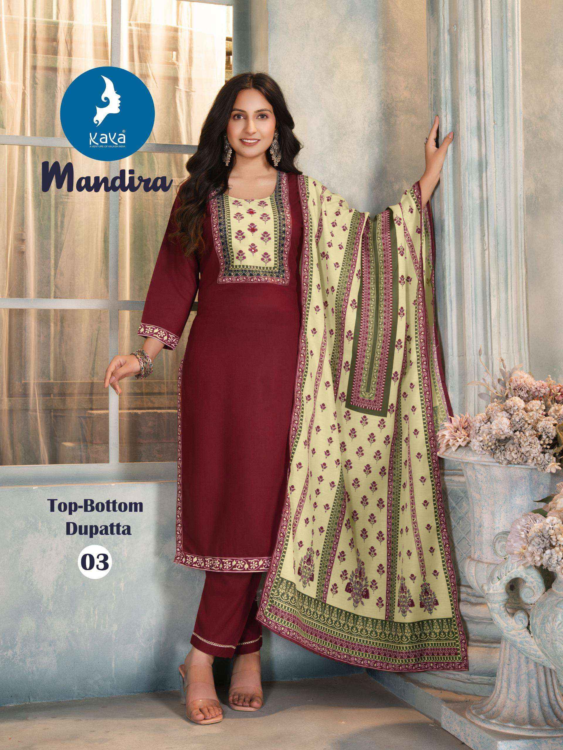Kaya Mandira Rayon Kurti Combo 6 pcs Catalogue
