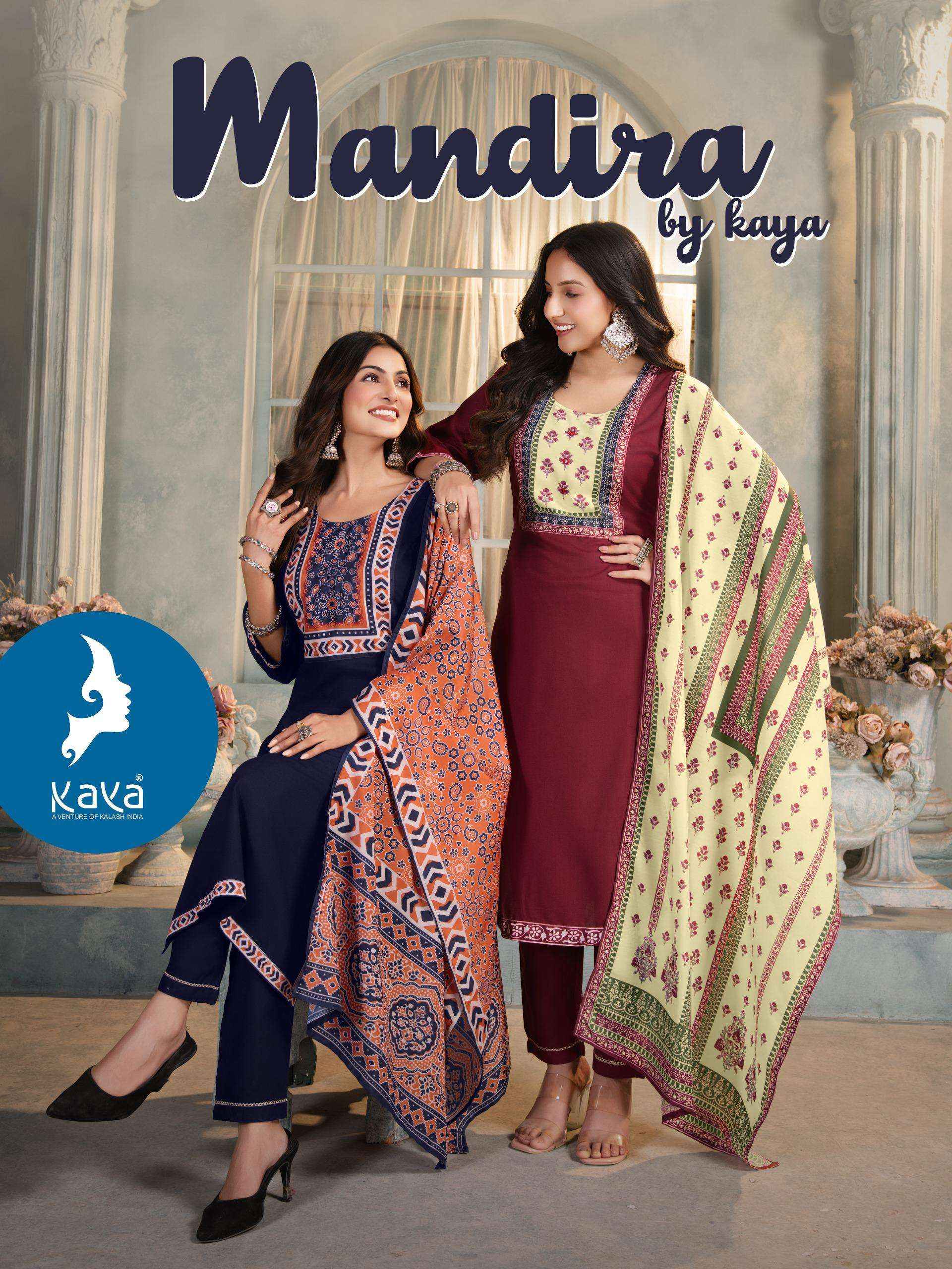 Kaya Mandira Rayon Kurti Combo 6 pcs Catalogue