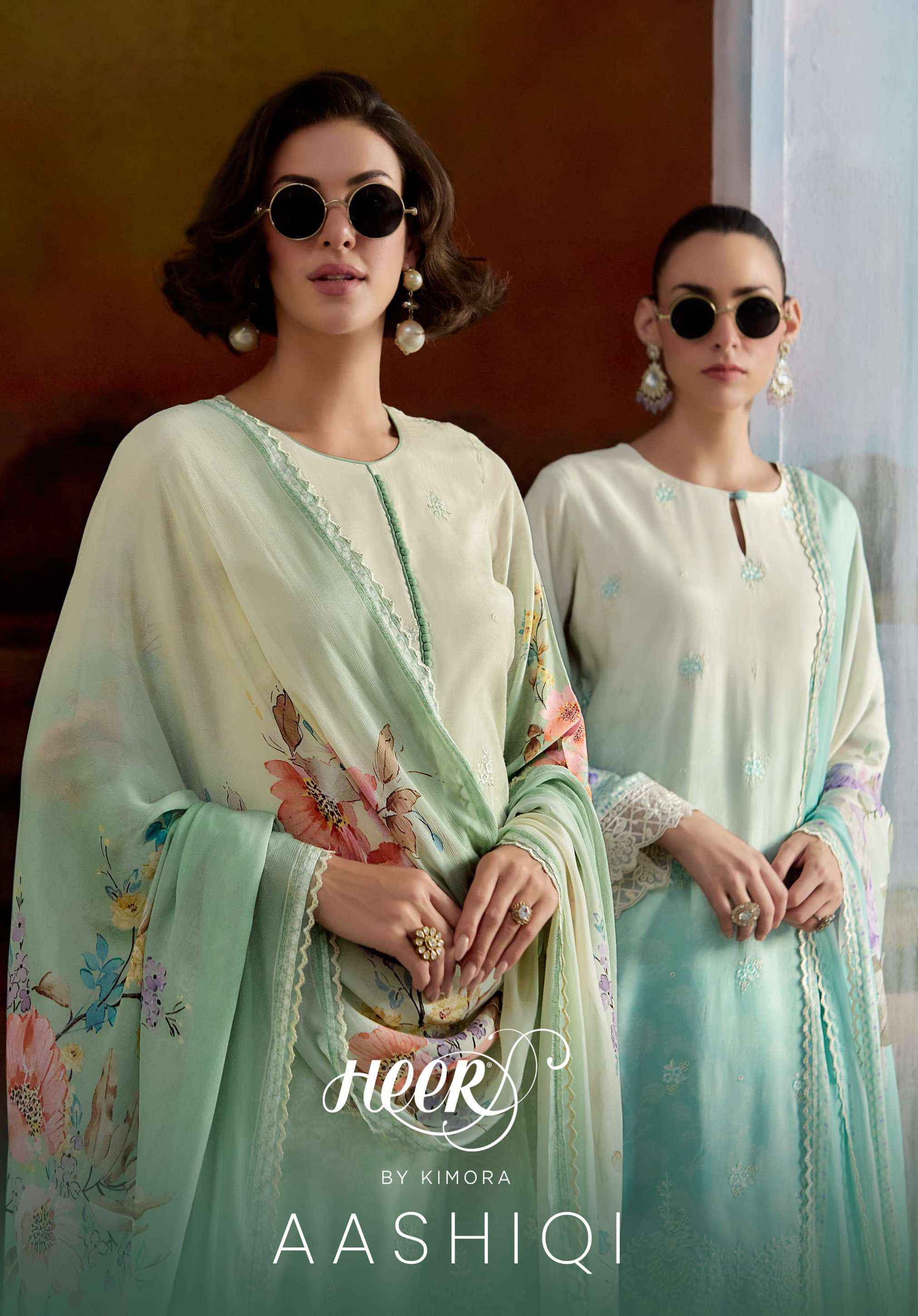Kimora Heer Aashiqi Vol 217 Musline Dress Material 6 pcs Catalogue