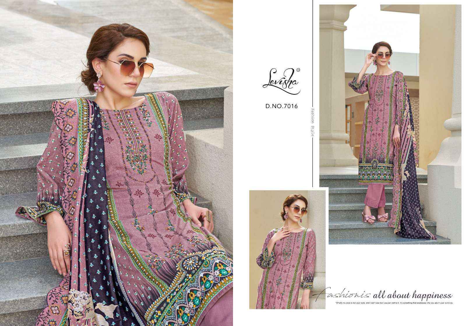 Levisha Madhubala Vol 7 Cambric Cotton Dress Material 8 pcs Catalogue