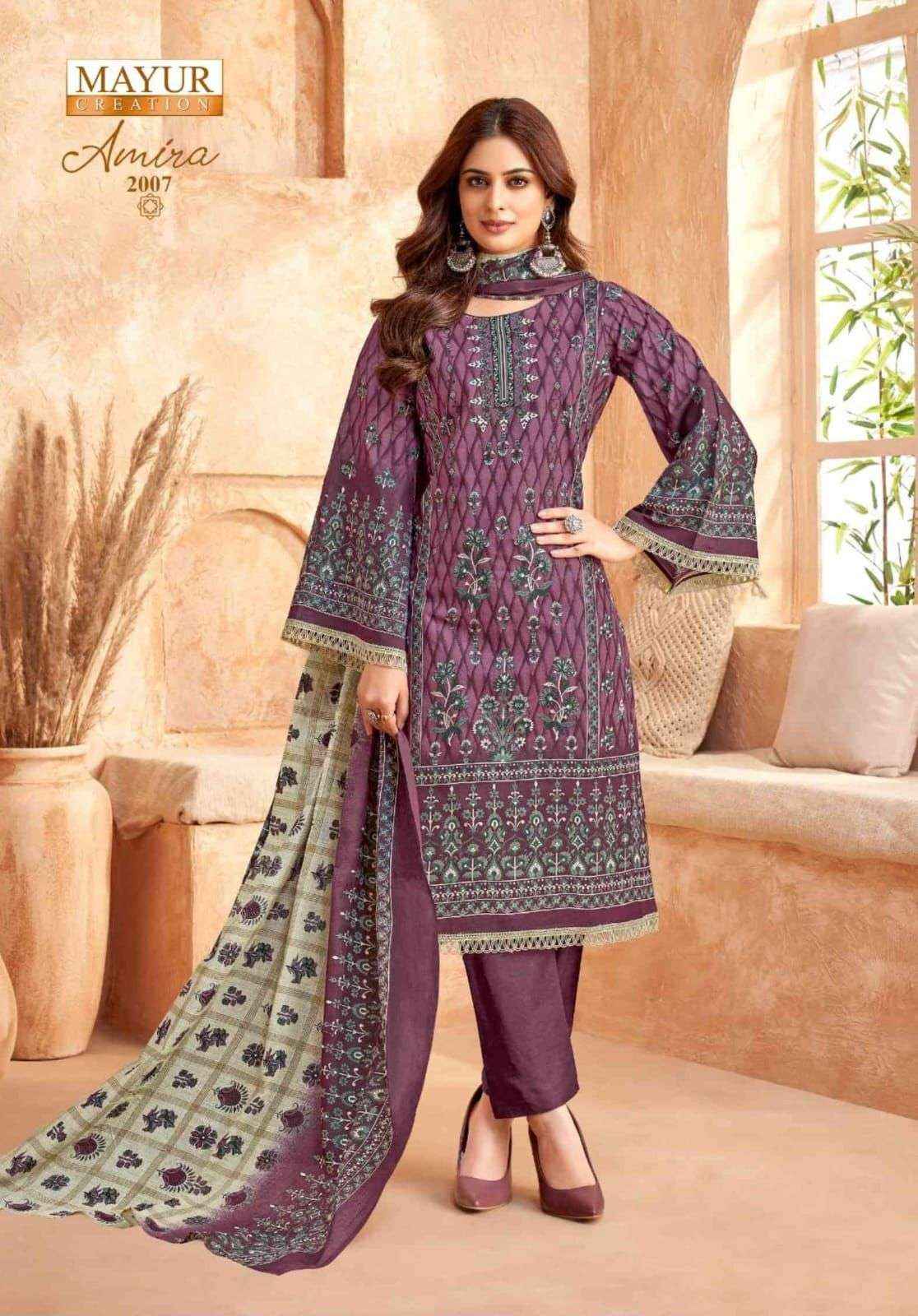 Mayur Creation Amira Vol 2 Readymade Cotton Dress 8 pcs Catalogue