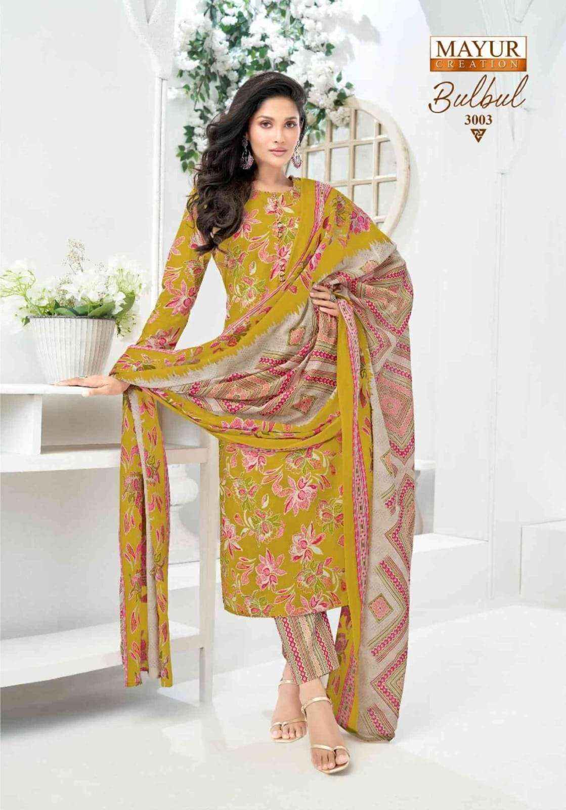 Mayur Creation Bulbul Vol 3 Cotton Dress Material 10 pcs Catalogue