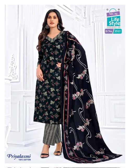 MCM Lifestyle Priyalaxmi Vol 35 Cotton Dress Material 20 pcs Catalogue