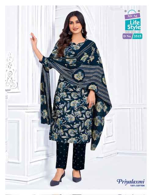 MCM Lifestyle Priyalaxmi Vol 35 Cotton Dress Material 20 pcs Catalogue