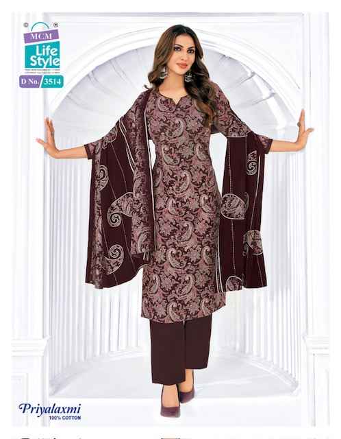 MCM Lifestyle Priyalaxmi Vol 35 Cotton Dress Material 20 pcs Catalogue