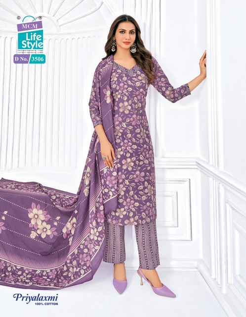 MCM Lifestyle Priyalaxmi Vol 35 Cotton Dress Material 20 pcs Catalogue