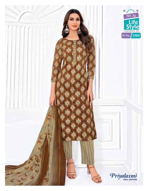 MCM Lifestyle Priyalaxmi Vol 35 Cotton Dress Material 20 pcs Catalogue
