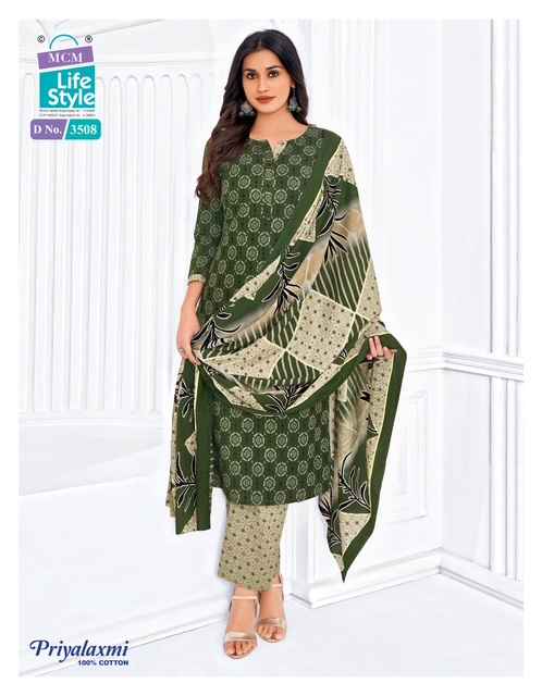 MCM Lifestyle Priyalaxmi Vol 35 Cotton Dress Material 20 pcs Catalogue