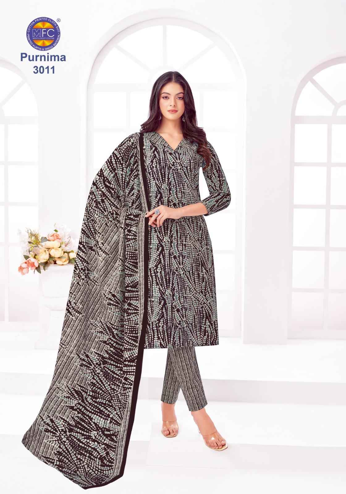 MFC Purnima Vol 3 Cotton Dress Material 12 pcs Catalogue