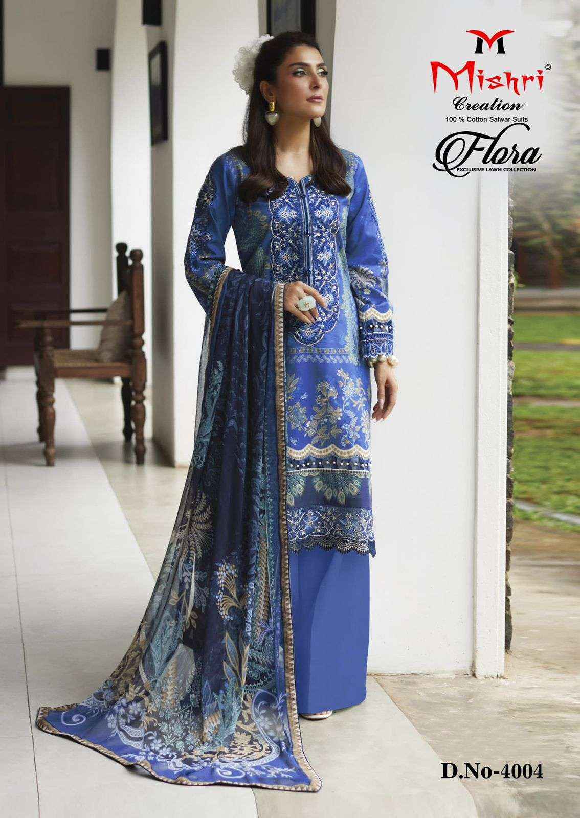 Mishri Creation Flora Vol 4 Readymade Lawn Cotton Dress 6 pcs Catalogue