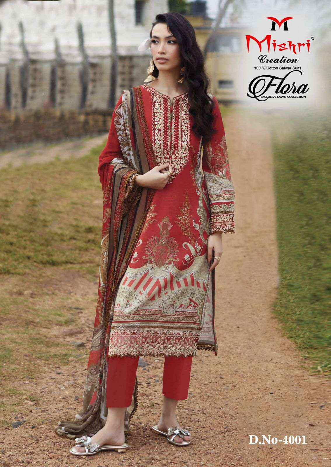 Mishri Creation Flora Vol 4 Readymade Lawn Cotton Dress 6 pcs Catalogue