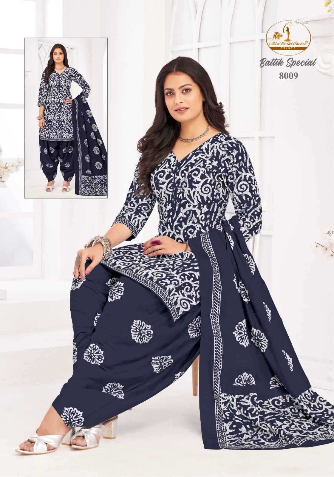 Miss World Choice Battik Special Vol 8 Cotton Kurti Combo 10 pcs Catalogue
