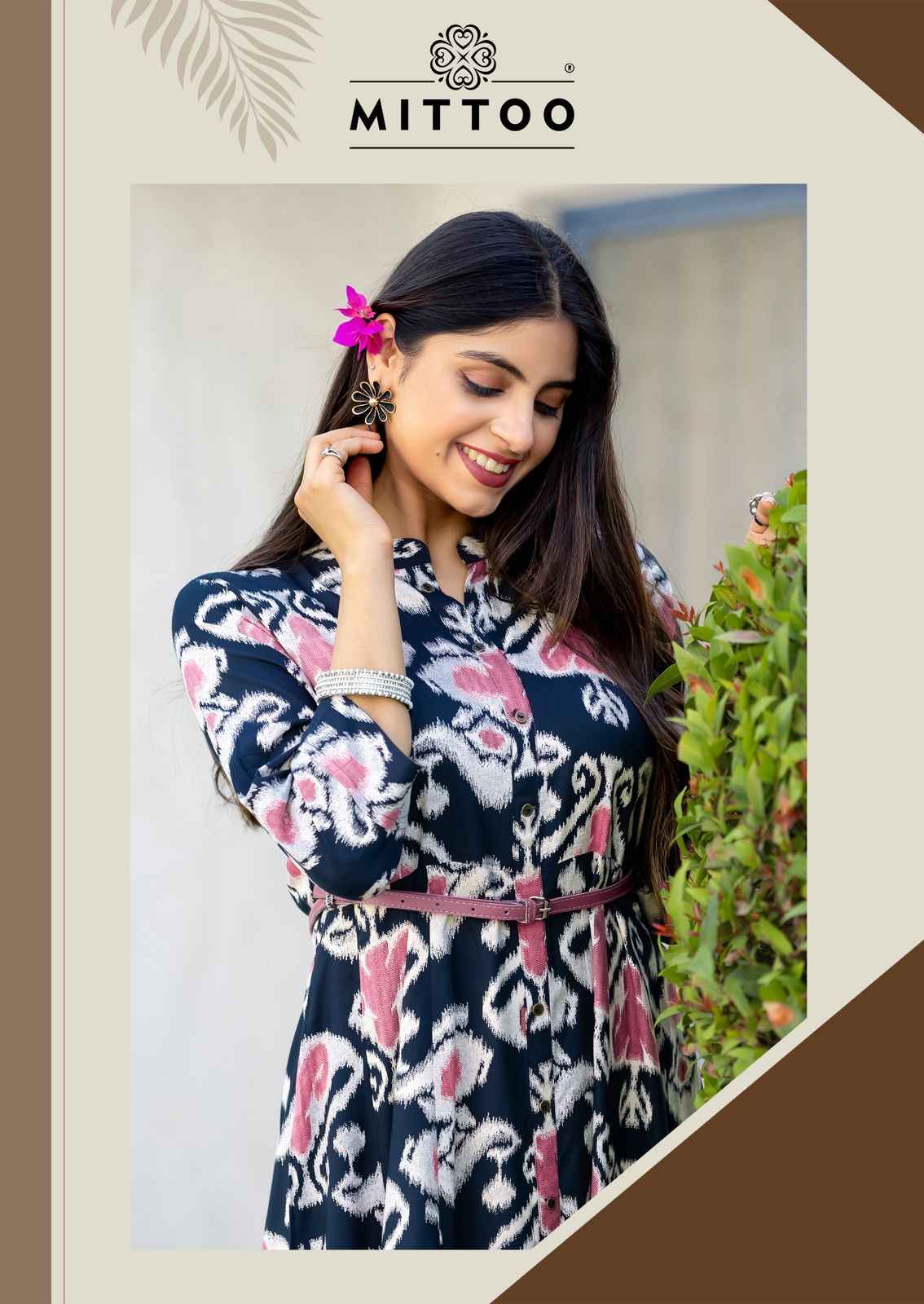 Mittoo Belt Vol 21 Rayon Kurti 6 pcs Catalogue
