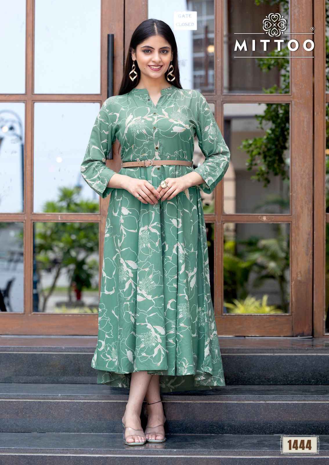 Mittoo Belt Vol 21 Rayon Kurti 6 pcs Catalogue
