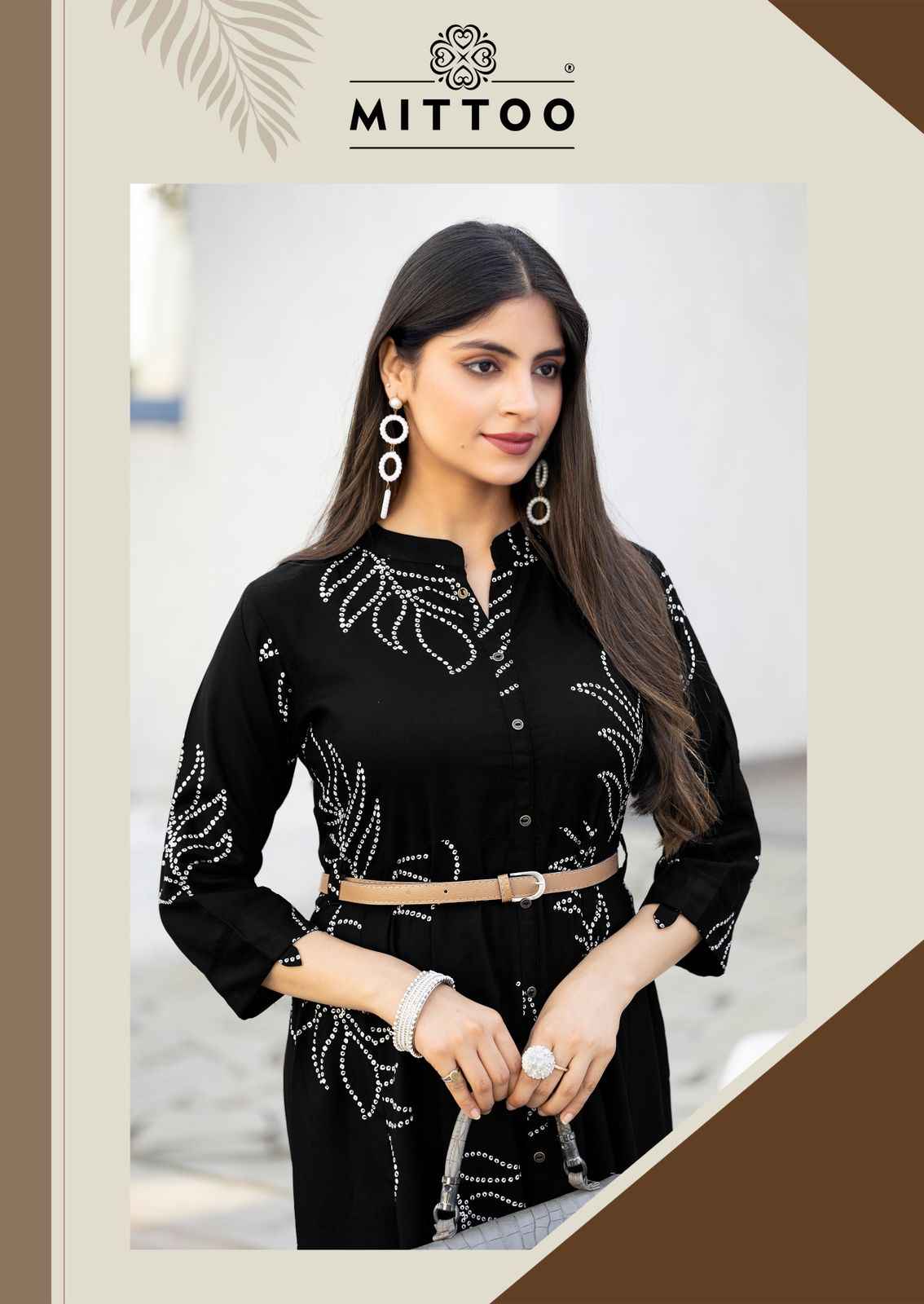Mittoo Belt Vol 21 Rayon Kurti 6 pcs Catalogue