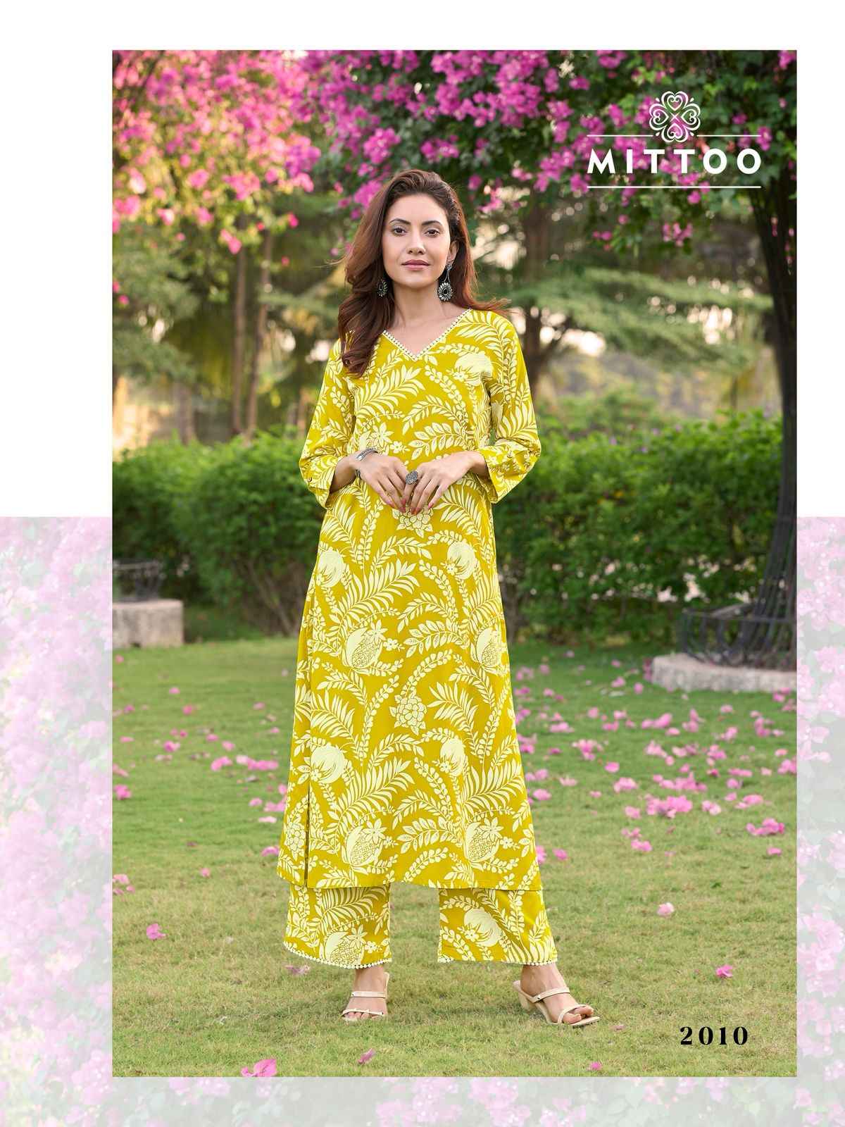 Mittoo Sulekha Vol 2 Rayon Kurti With Bottom 6 pcs Catalogue