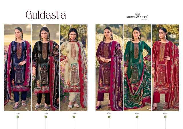 Mumtaz Arts Guldasta Lawn Cotton Dress Material 6 pcs Catalogue