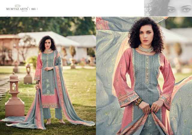 Mumtaz Arts Saaj Viscouse Cotton Dress Material 7 pcs Catalogue