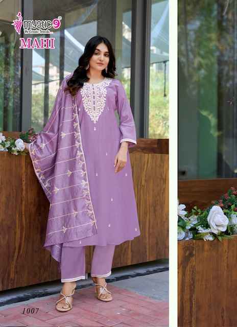 Mystic 9 Mahi Vol 1 Vertican Kurti Combo 8 pcs Catalogue