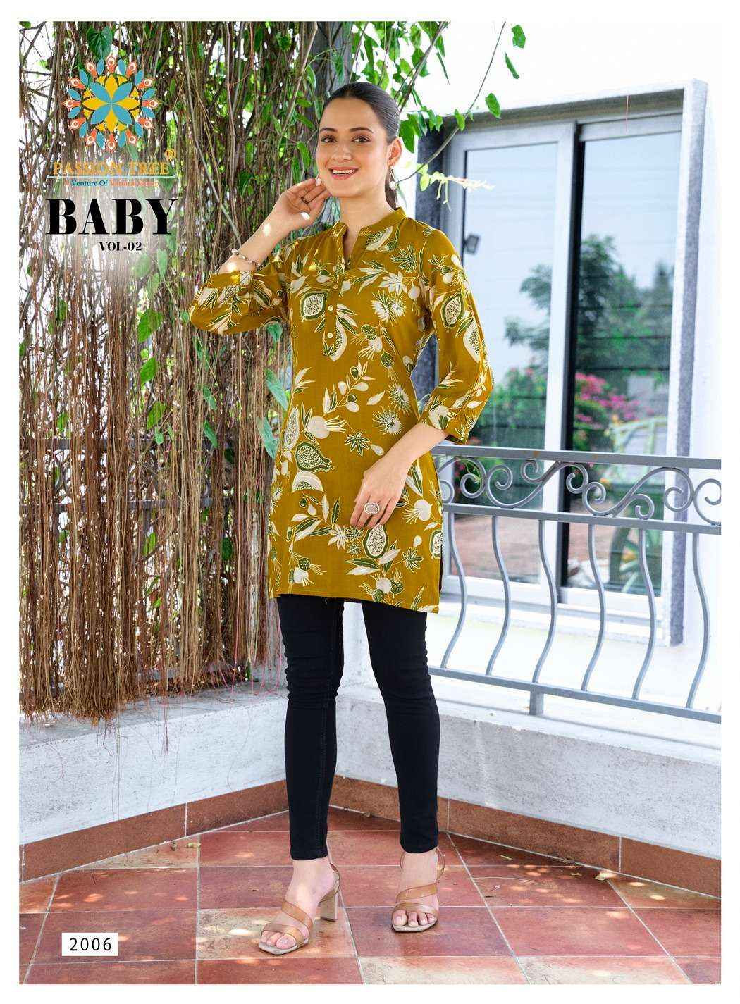 Passion Tree Baby Vol 2 Rayon Top 12 pcs Catalogue