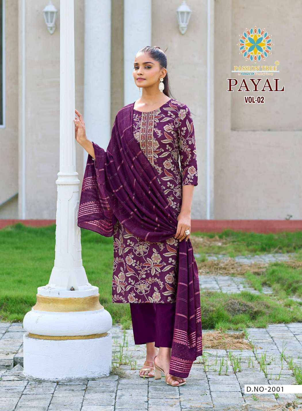Passion Tree Payal Vol 2 Fancy Kurti Combo 8 pcs Catalogue