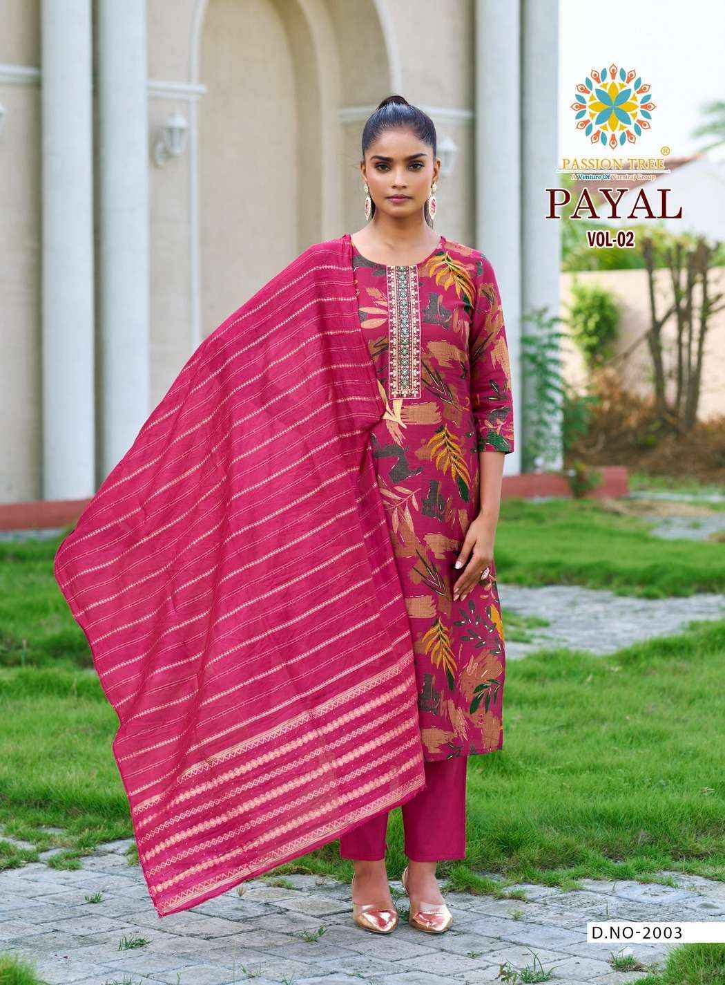 Passion Tree Payal Vol 2 Fancy Kurti Combo 8 pcs Catalogue