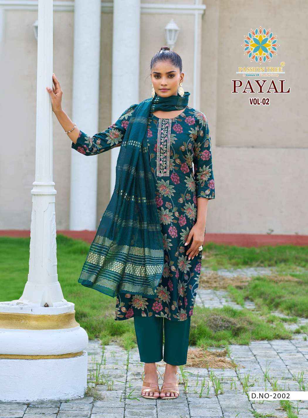 Passion Tree Payal Vol 2 Fancy Kurti Combo 8 pcs Catalogue