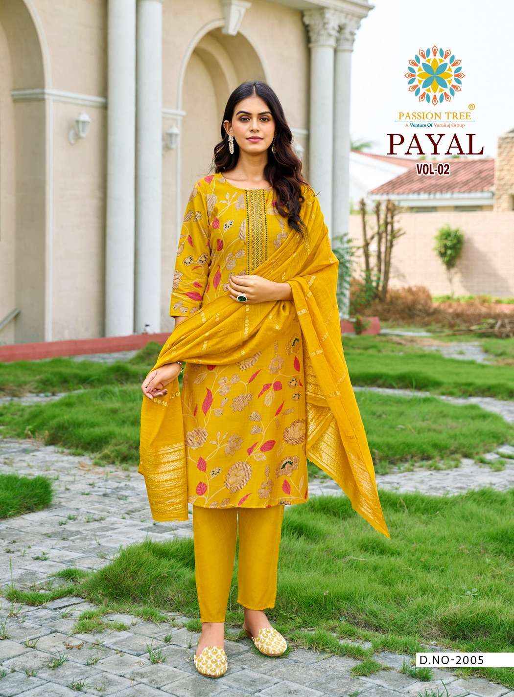 Passion Tree Payal Vol 2 Fancy Kurti Combo 8 pcs Catalogue