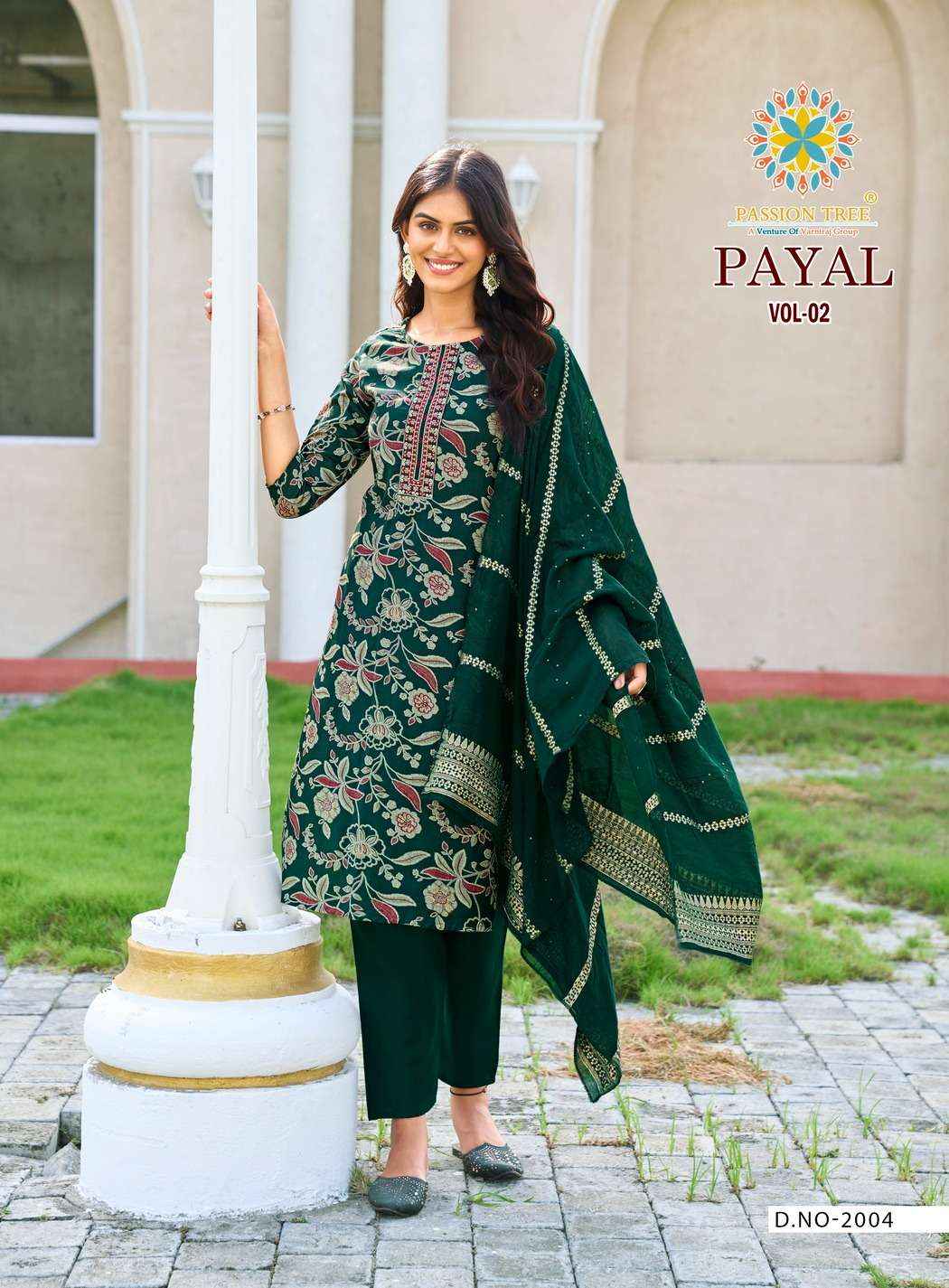Passion Tree Payal Vol 2 Fancy Kurti Combo 8 pcs Catalogue