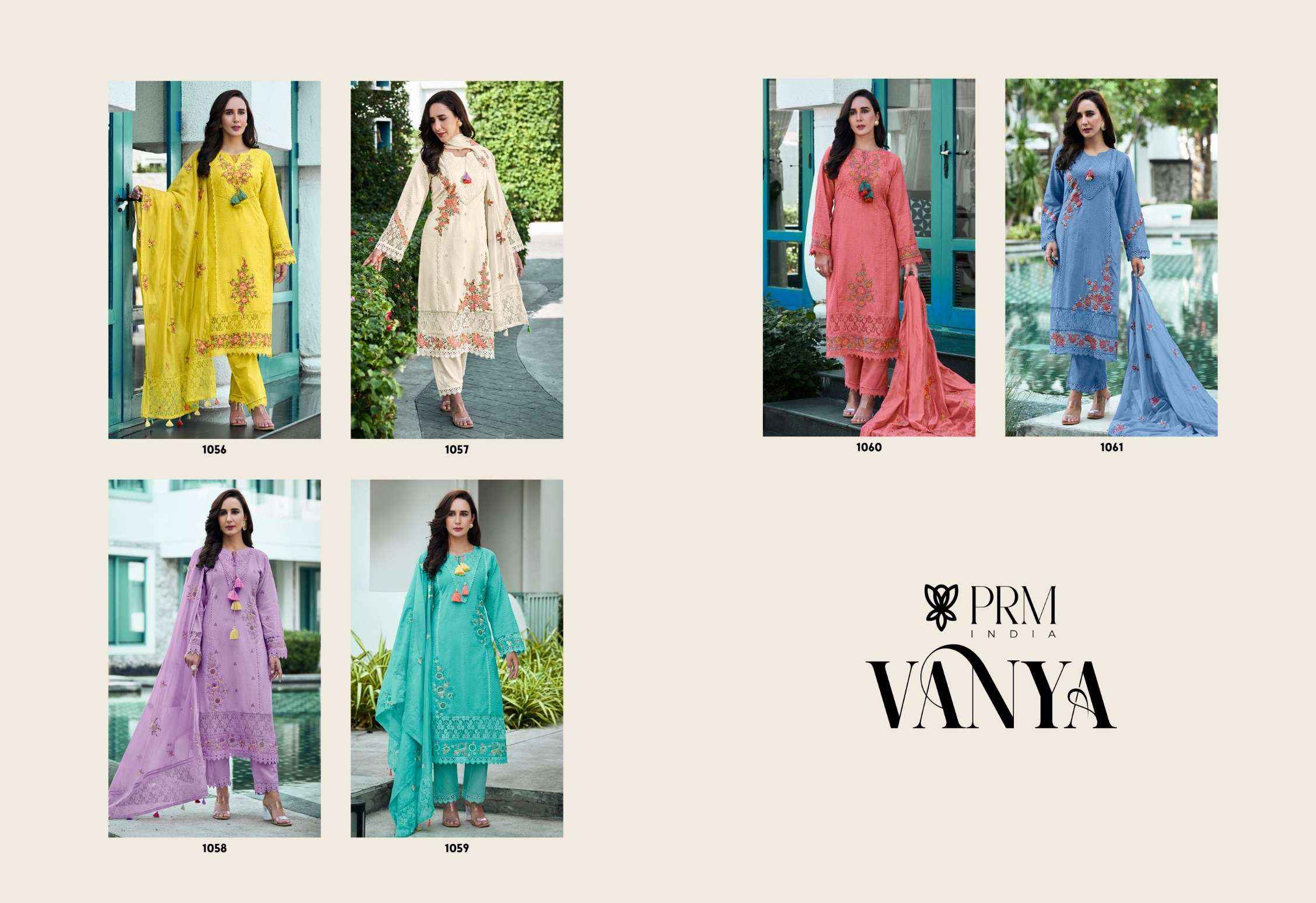 PRM INDIA Vanya Readymade Cotton Dress 6 pcs Catalogue