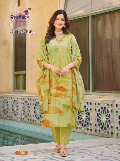 Radhika Lifestyle Cotton Spark Vol 1 Cotton Kurti Combo 8 pcs Catalogue