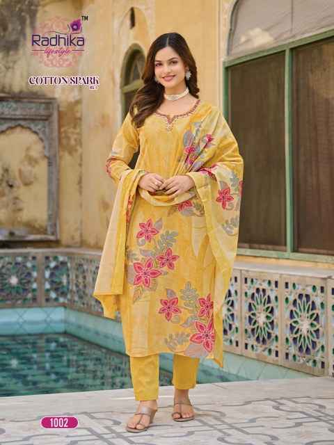 Radhika Lifestyle Cotton Spark Vol 1 Cotton Kurti Combo 8 pcs Catalogue