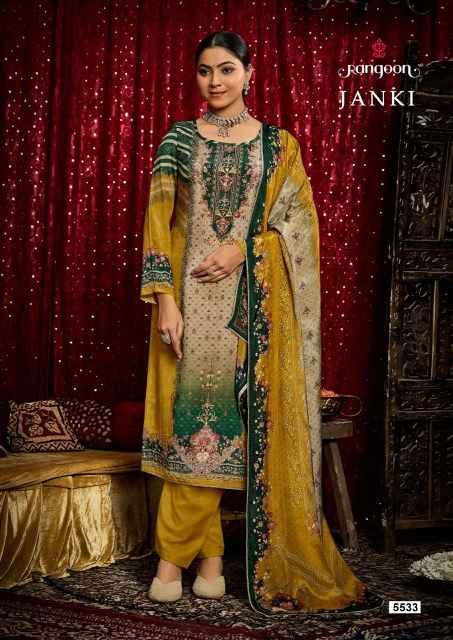 Rangoon Janki Musline Kurti Combo 4 pcs Catalogue