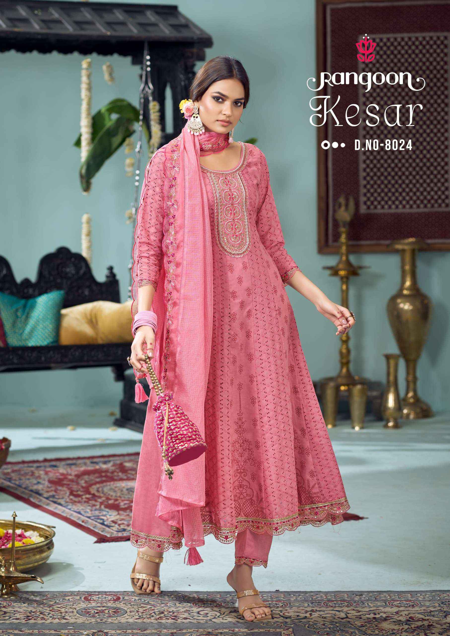 Rangoon Kesar Cotton Kurti Combo 4 pcs Catalogue