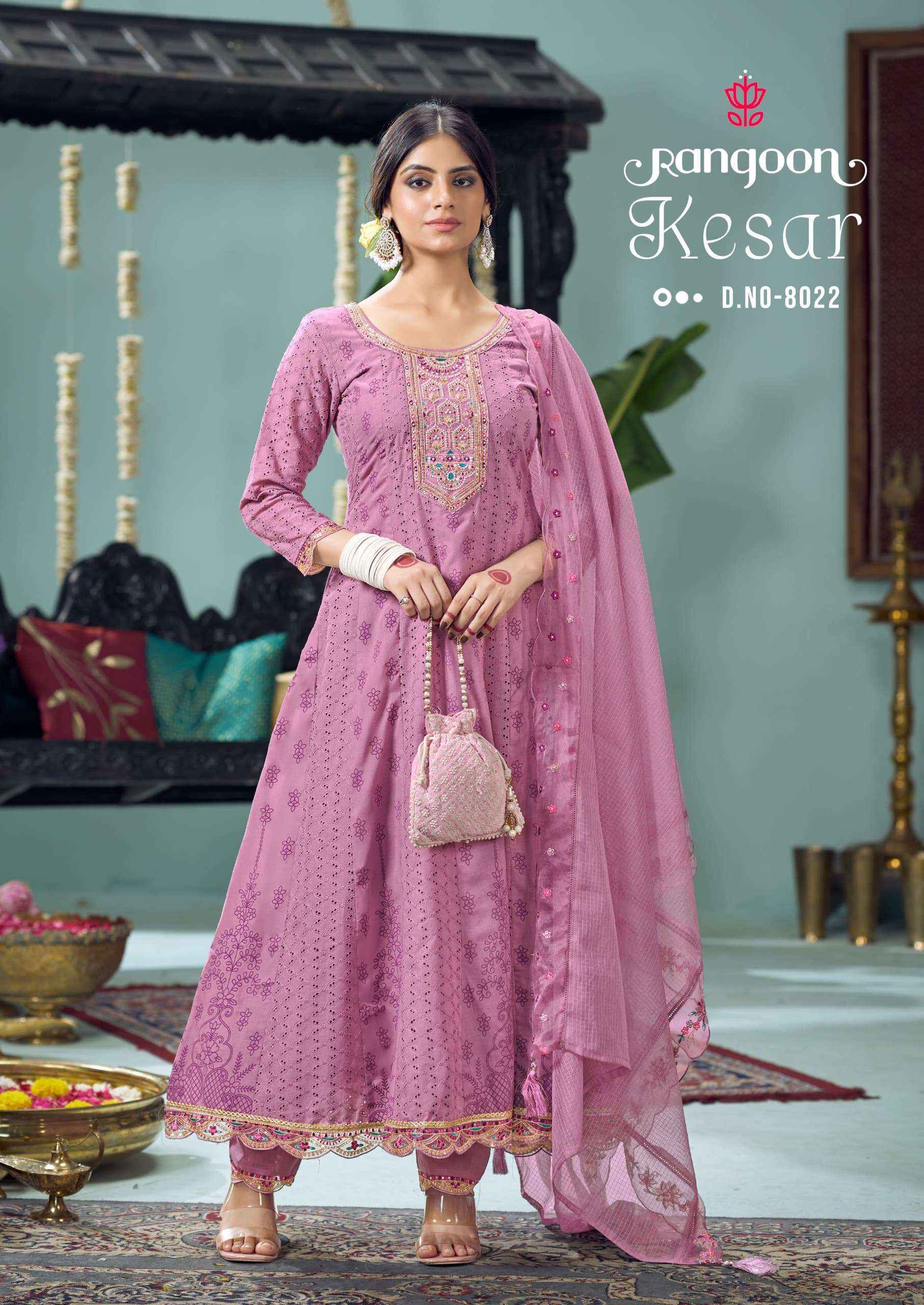 Rangoon Kesar Cotton Kurti Combo 4 pcs Catalogue