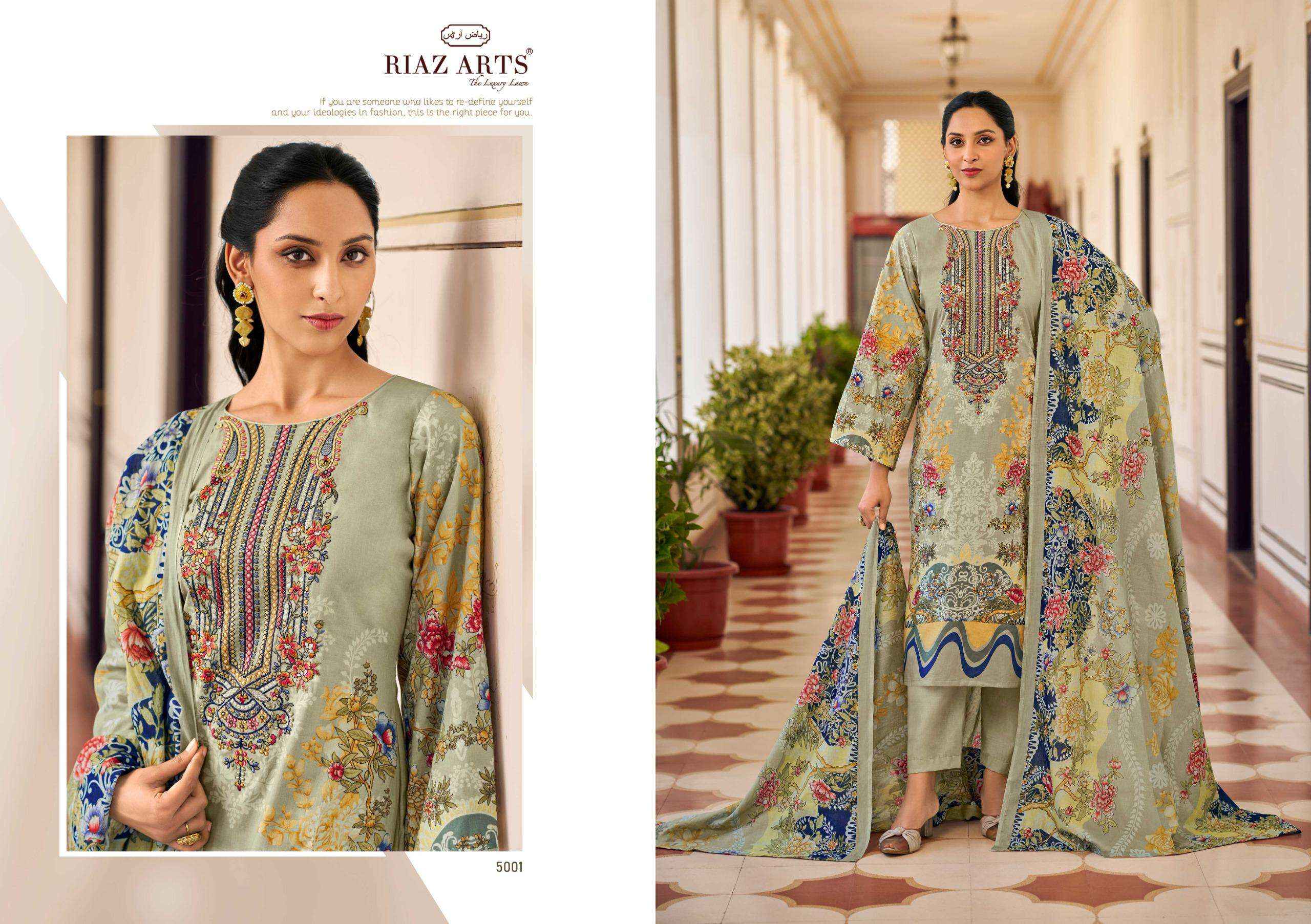 Riaz Arts Musafir Vol 28 Lawn Cotton Dress Material 4 pcs Catalogue