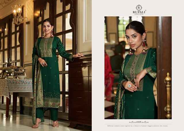 Rupali Fashion Daawat E Ishq Jam Satin Dress Material 6 pcs Catalogue