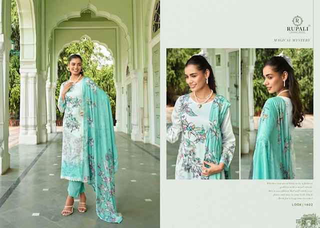 Rupali Fashion Hansani Jam Satin Dress Material 4 pcs Catalogue
