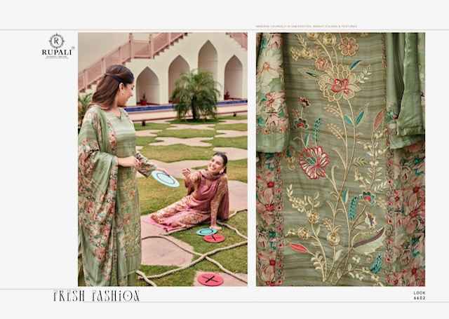 Rupali Fashion Khel Khel Mein Jam Satin Dress Material 4 pcs Catalogue