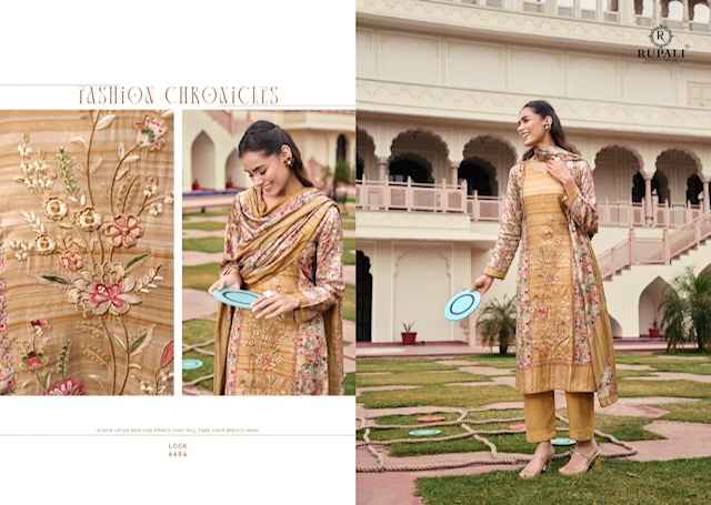 Rupali Fashion Khel Khel Mein Jam Satin Dress Material 4 pcs Catalogue