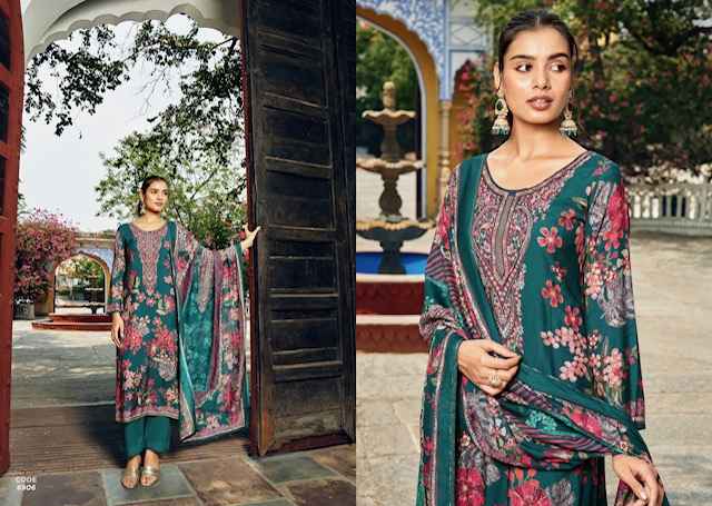 Rupali Fashion Raahi Vol 4 Musline Dress Material 6 pcs Catalogue