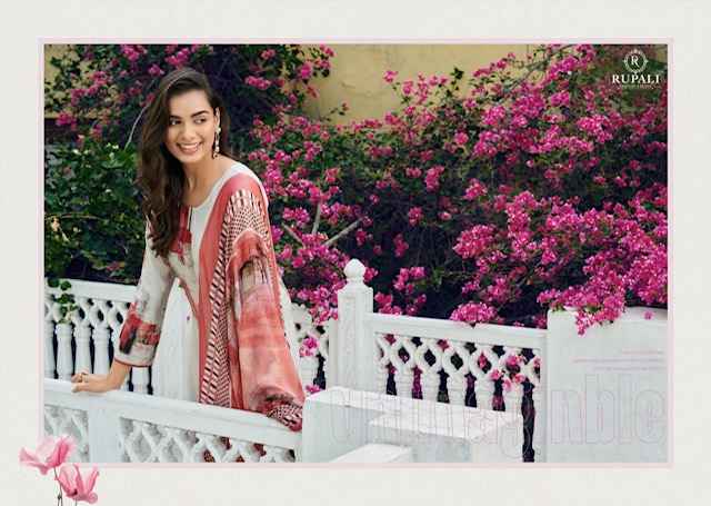 Rupali Fashion Radhya Musline Dress Material 4 pcs Catalogue