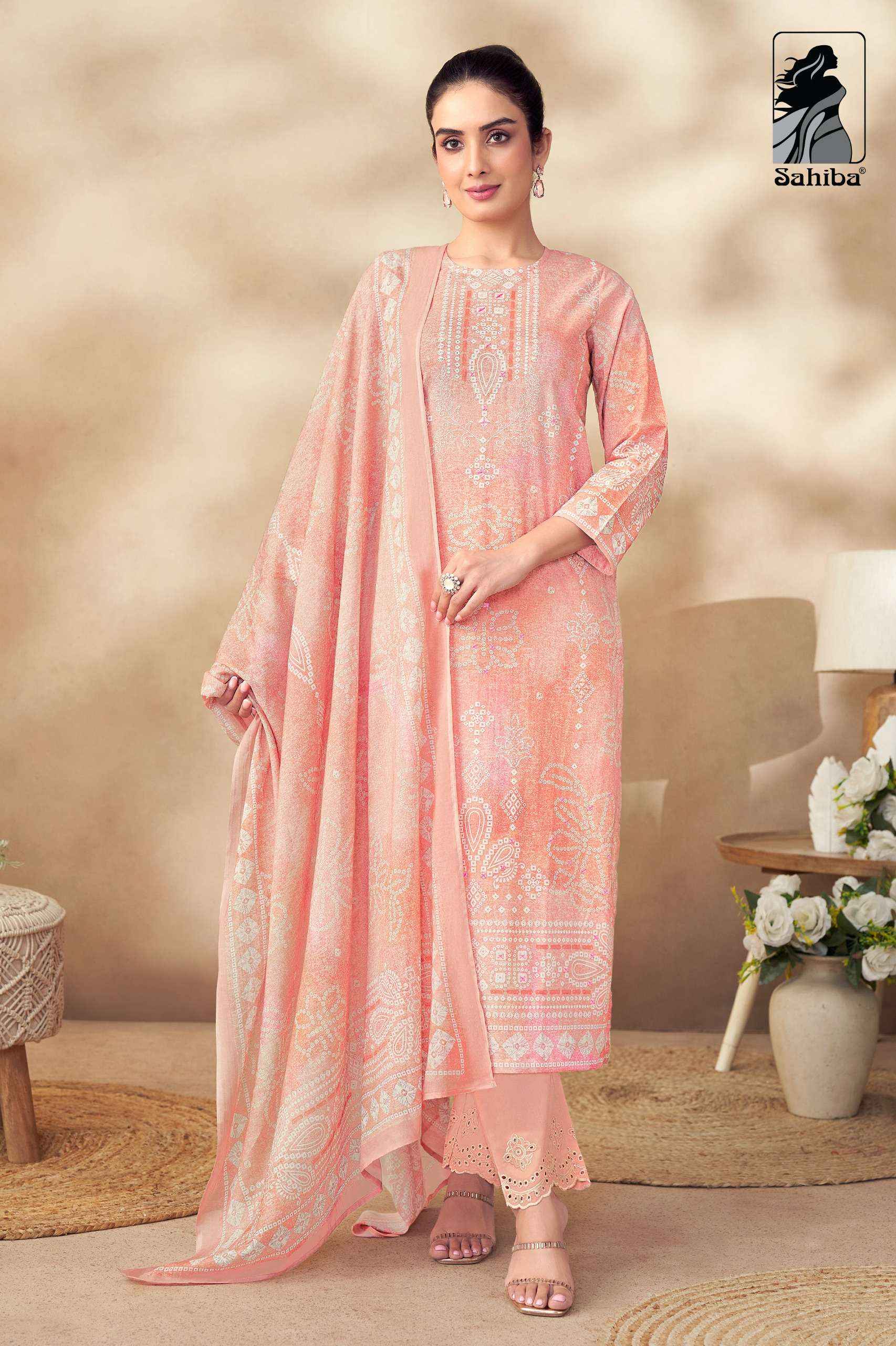 Sahiba Tanisha Lawn Cotton Dress Material 6 pcs Catalogue