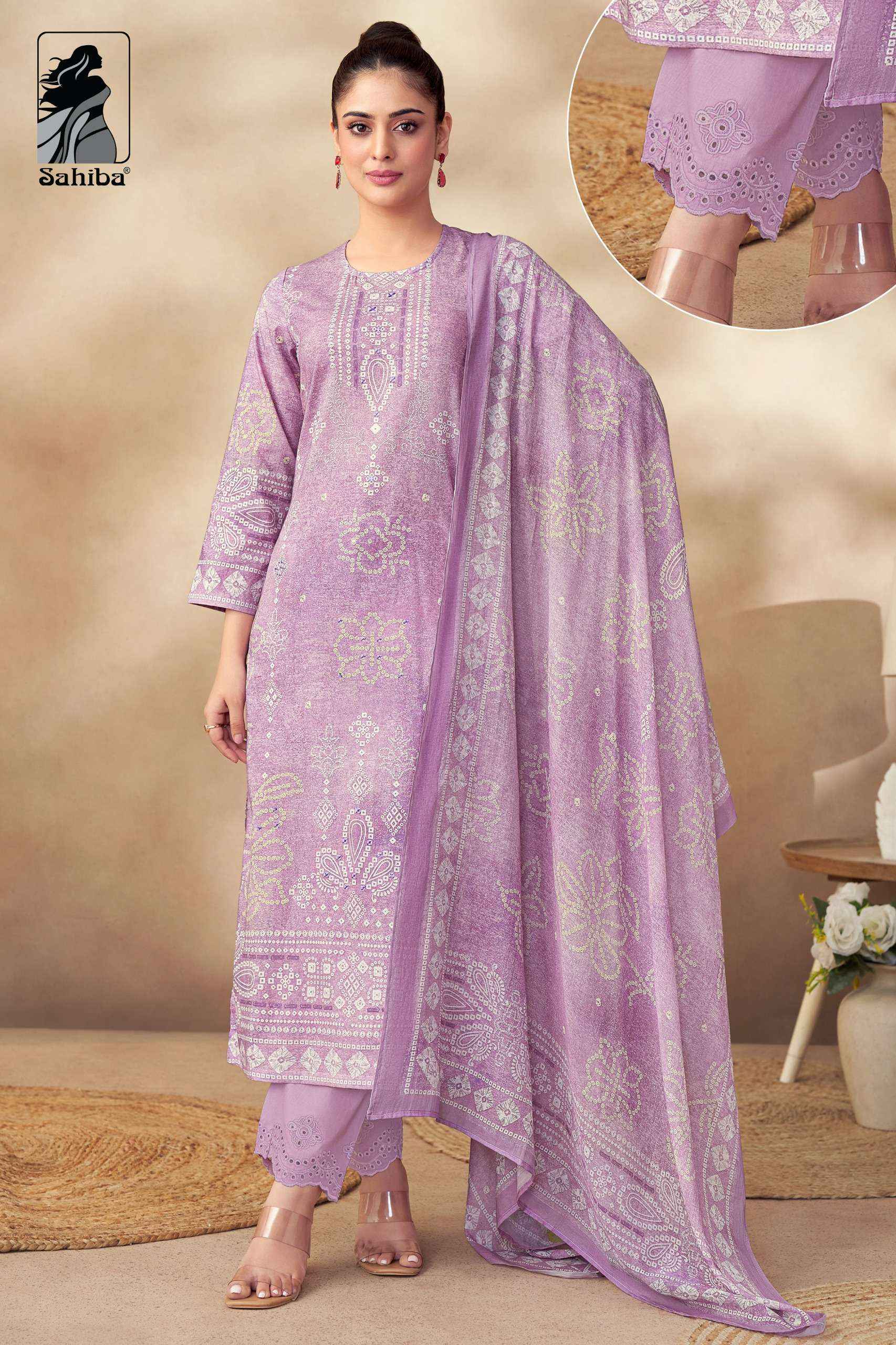 Sahiba Tanisha Lawn Cotton Dress Material 6 pcs Catalogue
