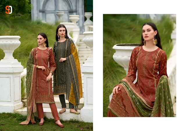Shraddha Designer Bin Saeed Vol 15 Cotton Dress Material 6 pcs Cataloge