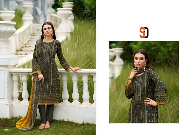 Shraddha Designer Bin Saeed Vol 15 Cotton Dress Material 6 pcs Cataloge