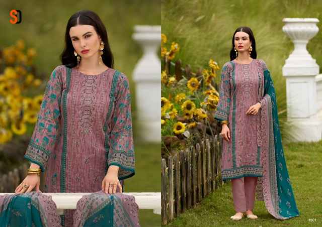 Shraddha Designer Bin Saeed Vol 15 Cotton Dress Material 6 pcs Cataloge